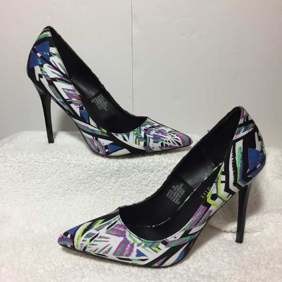 Madden Girl Shoes - Madden Girl Colorful 4" High Heels ohnice 8 M